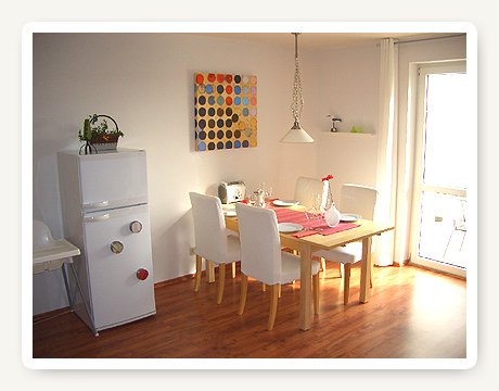 Esszimmer der Ferienwohnung!