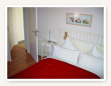 Schlafzimmer der Ferienwohnung OLI!