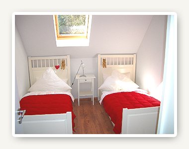 Schlafzimmer mit Einzelbetten